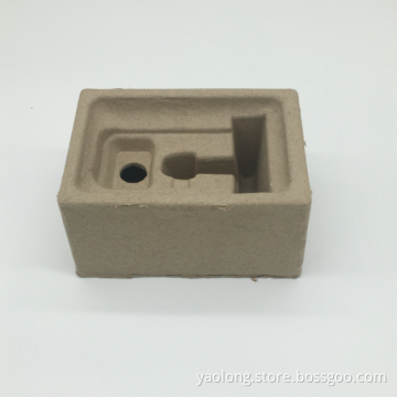 Green environment-friendly gray paper pulp tray